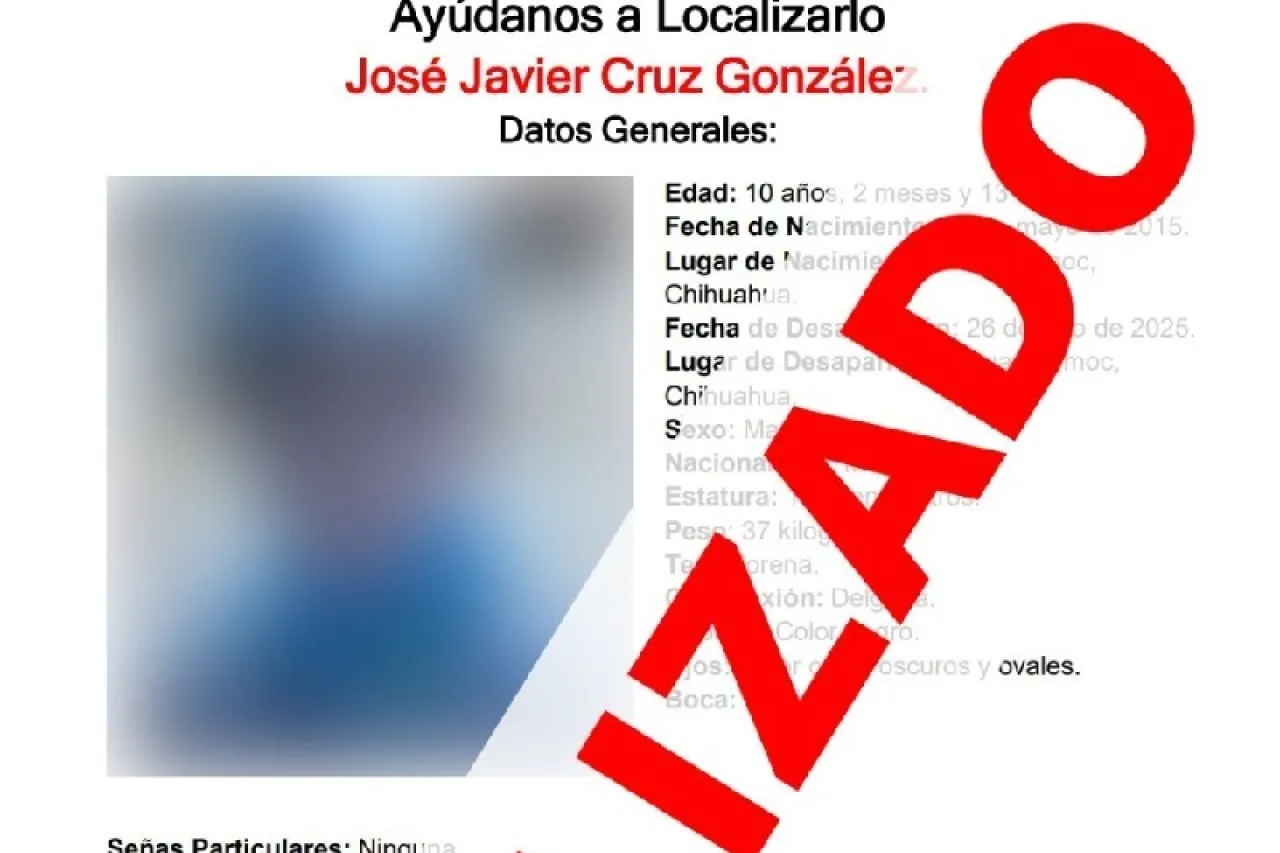 Localizan a salvo a niño de 10 años reportado desaparecido