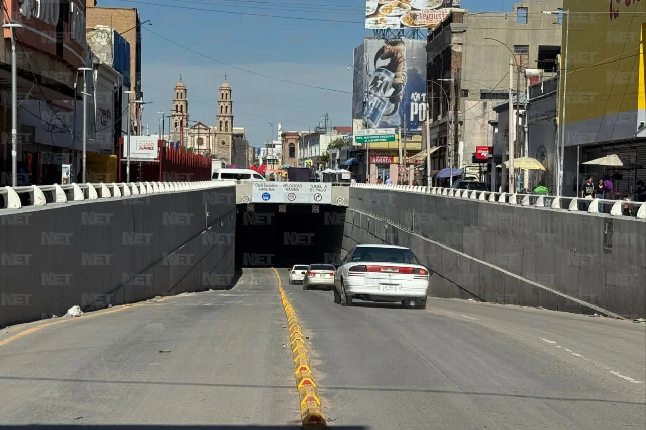 Túnel de la 16 de Septiembre y Francisco Villa opera con normalidad