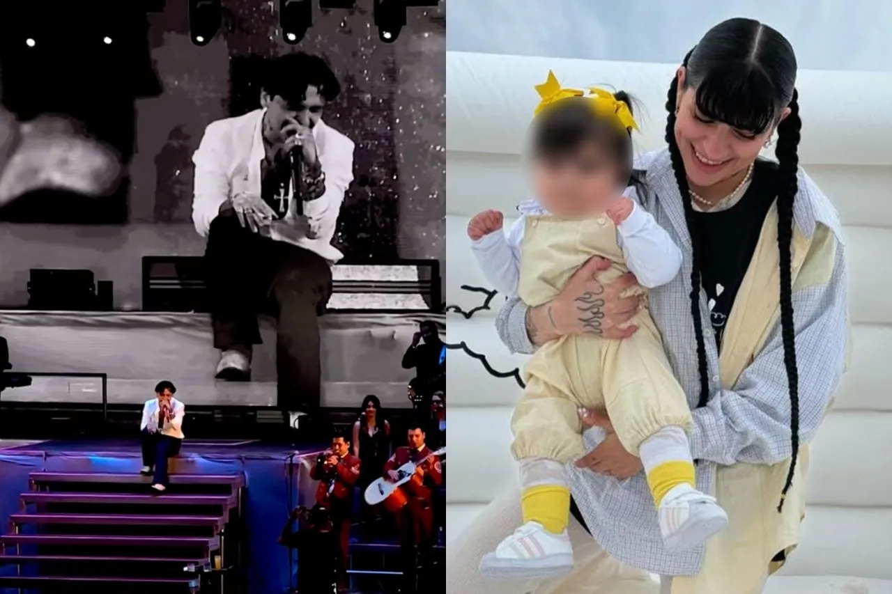Nodal canta ebrio y dolido 'Quédate' y aseguran que la dedicó a Cazzu e Inti