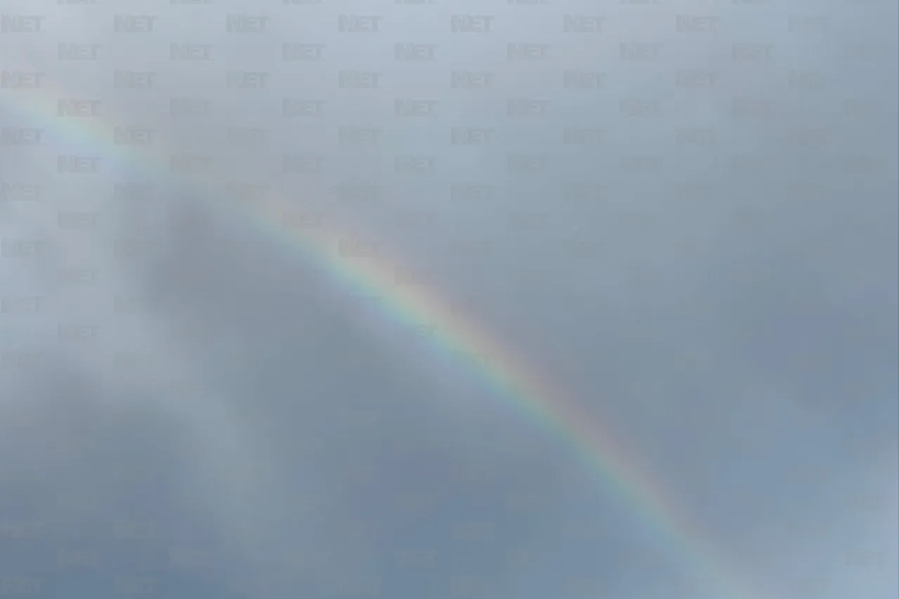 Arcoíris sorprende a Juárez tras lluvias de madrugada
