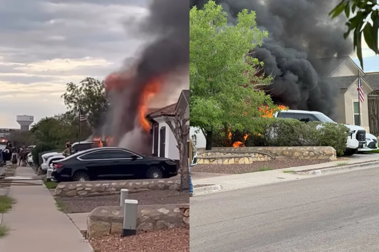 Se incendia vehículo y fuego se extiende a casa en El Paso