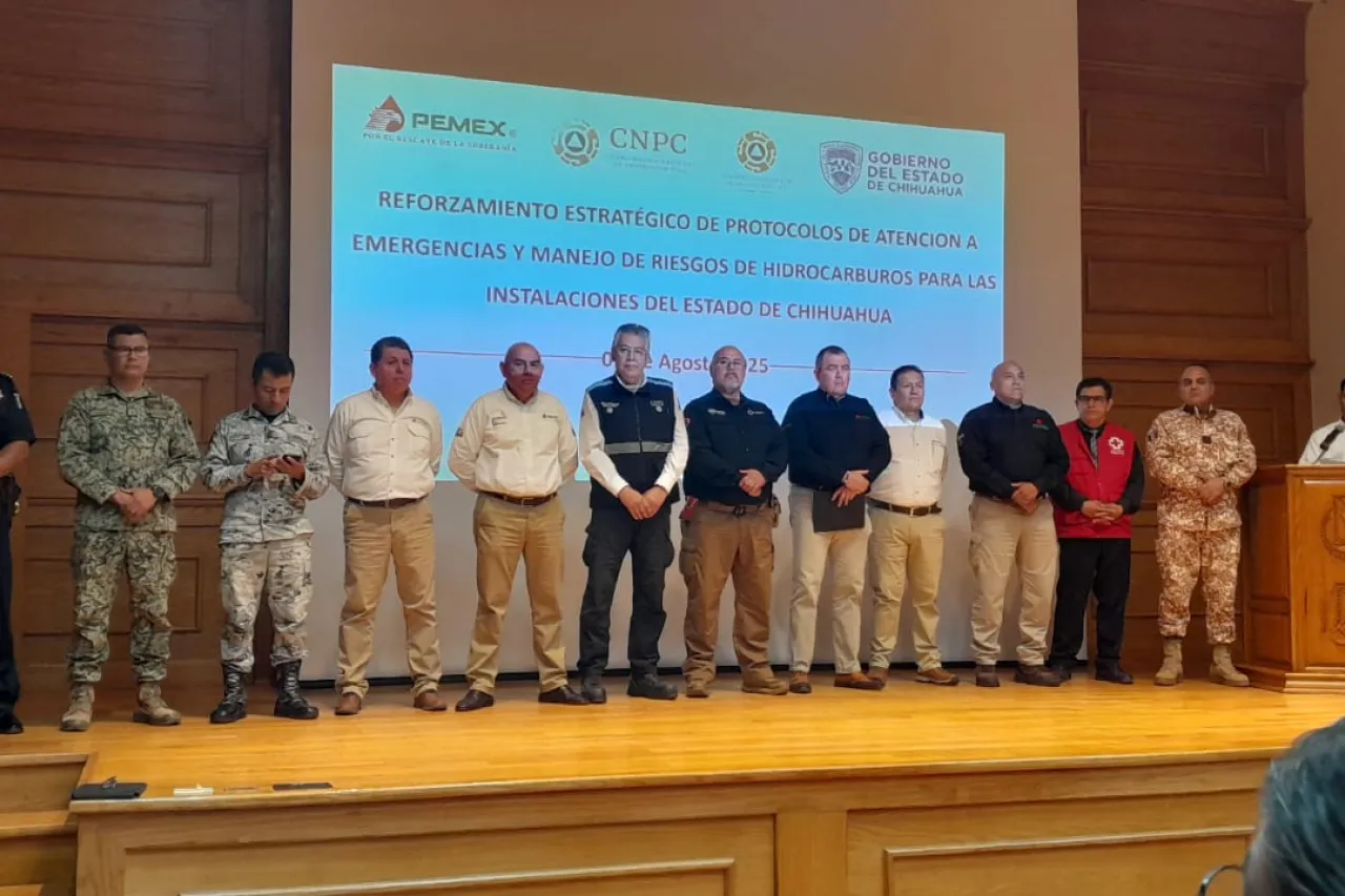Capacitan a PC de Chihuahua en manejo de emergencias por hidrocarburos