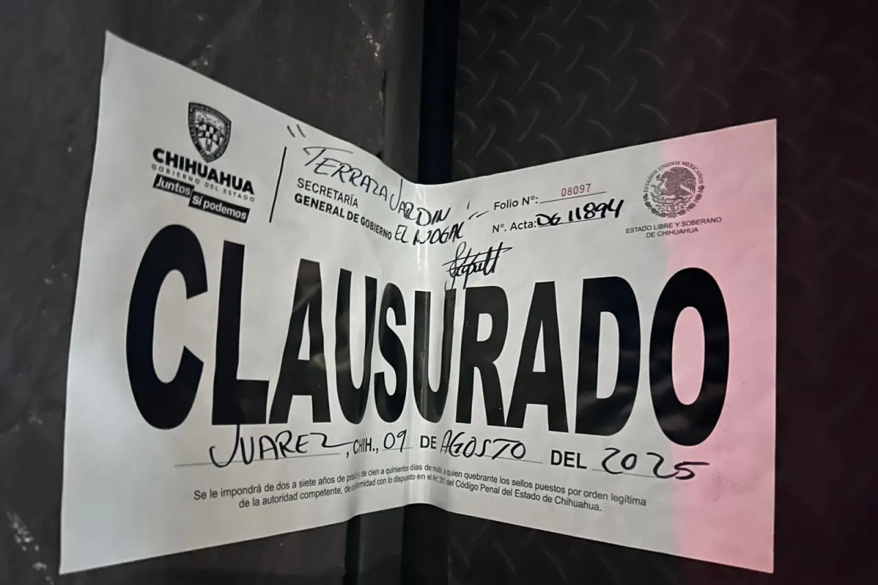 Clausuran 9 salones de eventos en Juárez por operar sin permiso