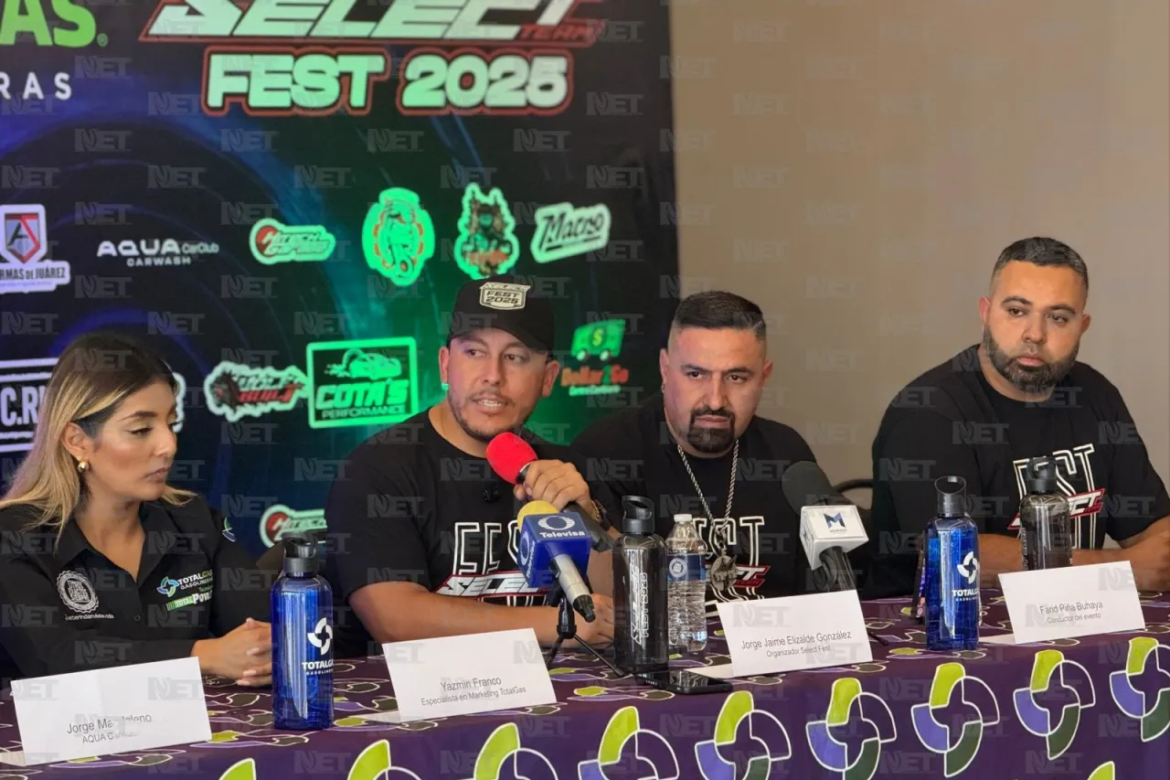 Select Fest Select Fest 2025 reunirá a los amantes de los autos en Juárez