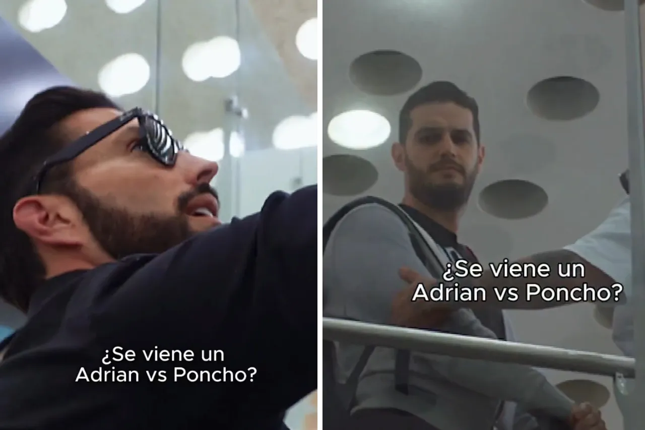 Video: Poncho de Nigris encara a Adrián Marcelo en el AICM