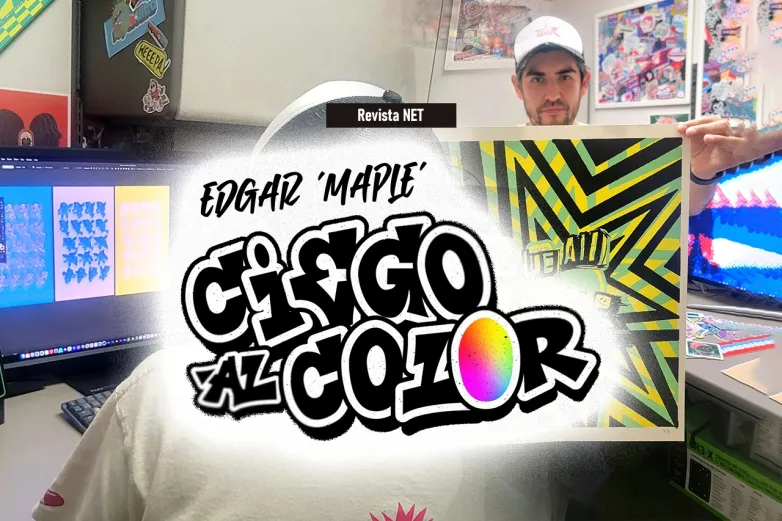 Edgar ‘Maple’: El artista gráfico 'ciego' al color