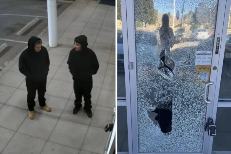 Jóvenes causan destrozos en negocio de El Paso