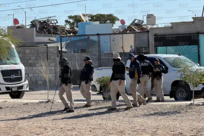Operativo en Vistas de Zaragoza busca cadáveres en terreno baldío