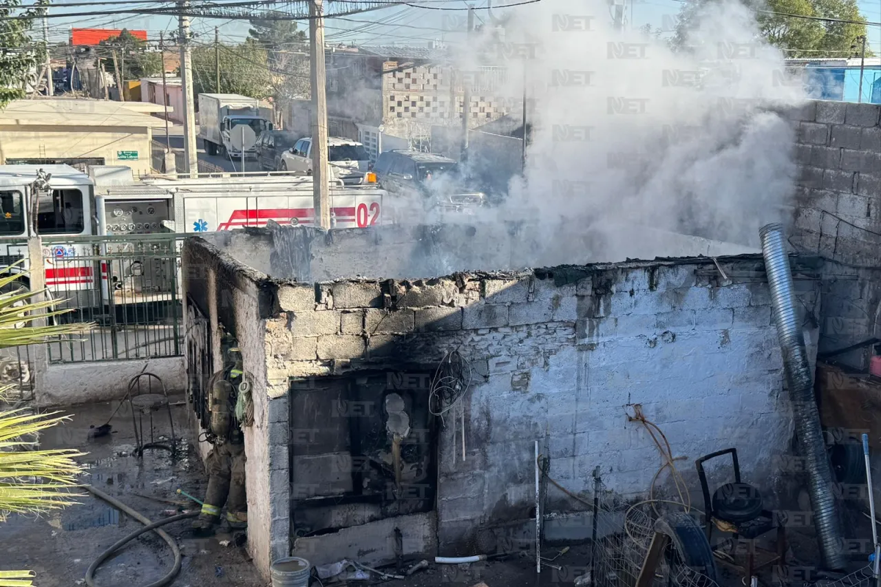 Se incendia casa en la colonia Lucio Cabañas