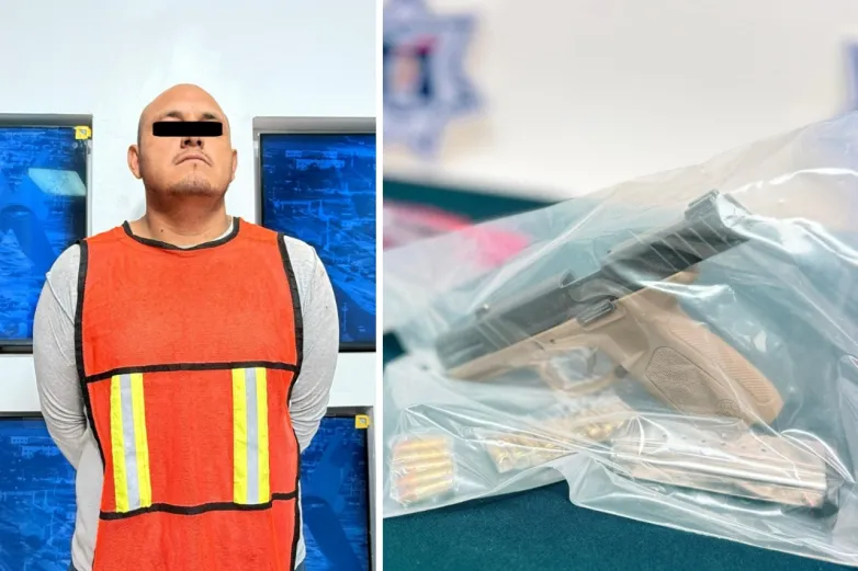 Arrestan a hombre armado en la colonia Salvárcar