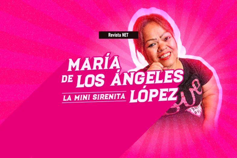 María de los Ángeles: La 'Mini Sirenita'