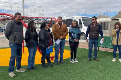 Entregan parque a vecinos de Vista Los Ojitos