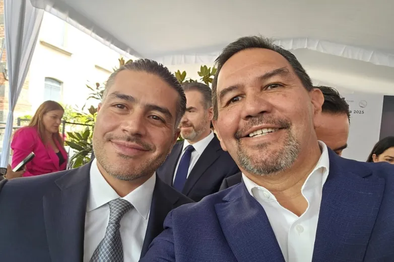 Pérez Cuéllar publica foto con García Harfuch y desata reacciones