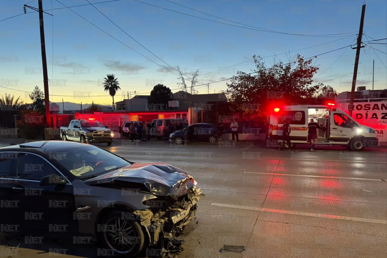 Pareja queda herida en fuerte choque