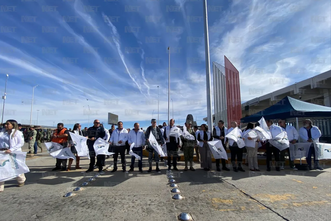 Inicia operativo Héroes Paisanos con banderazo simbólico en el puente Libre
