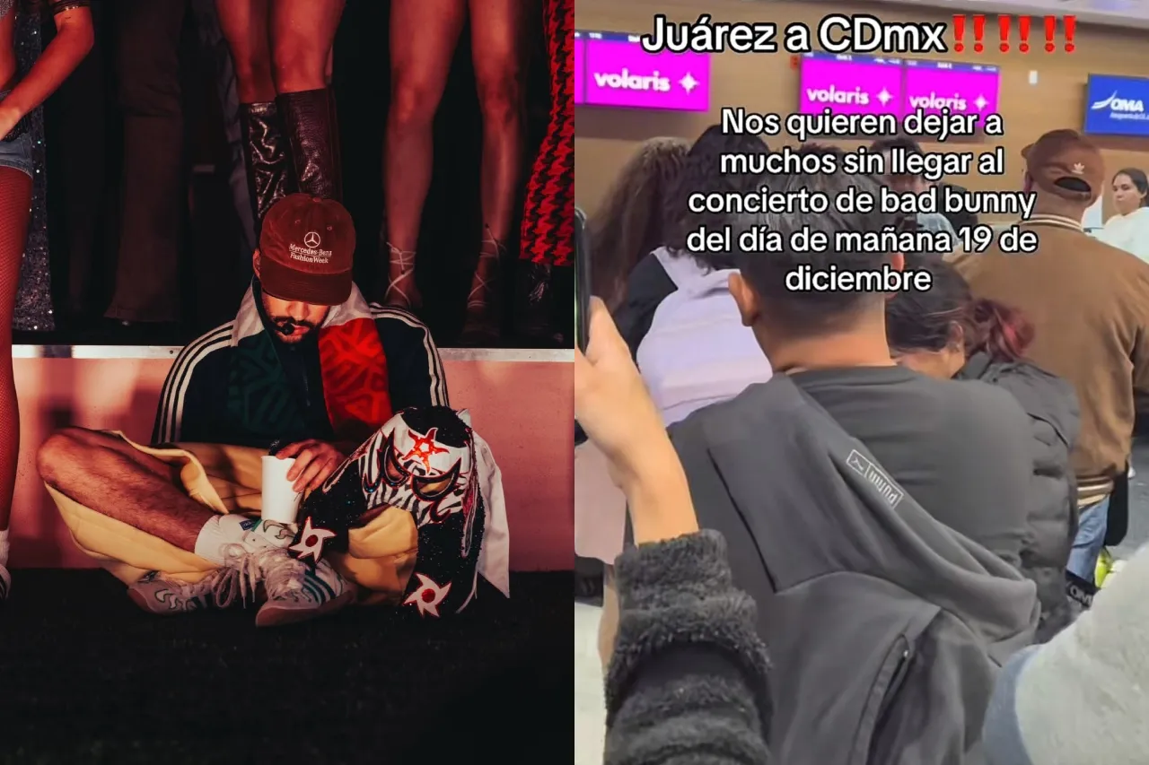 Volaris suspende vuelos a personas que viajarían de Juárez a ver a Bad Bunny
