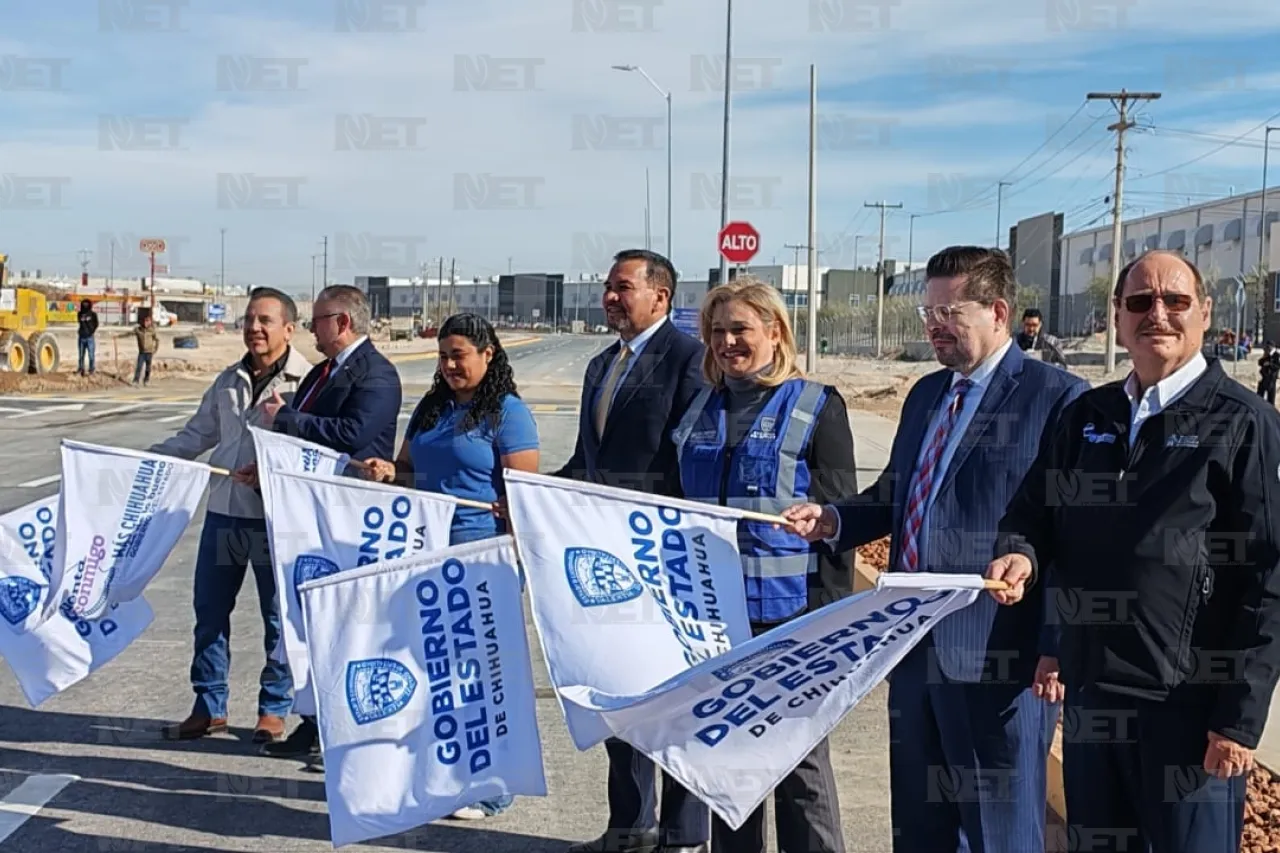 Entrega gobernadora Ampliación de avenida De las Torres