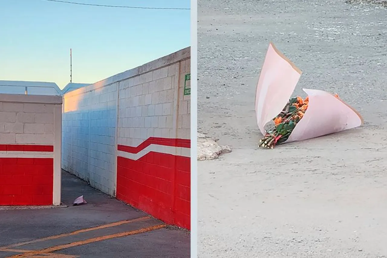 Pareja abandona feto: Le dejan flores