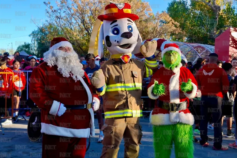 Carrera Navideña benefició a campaña 86 de Santa Bombero en Juárez
