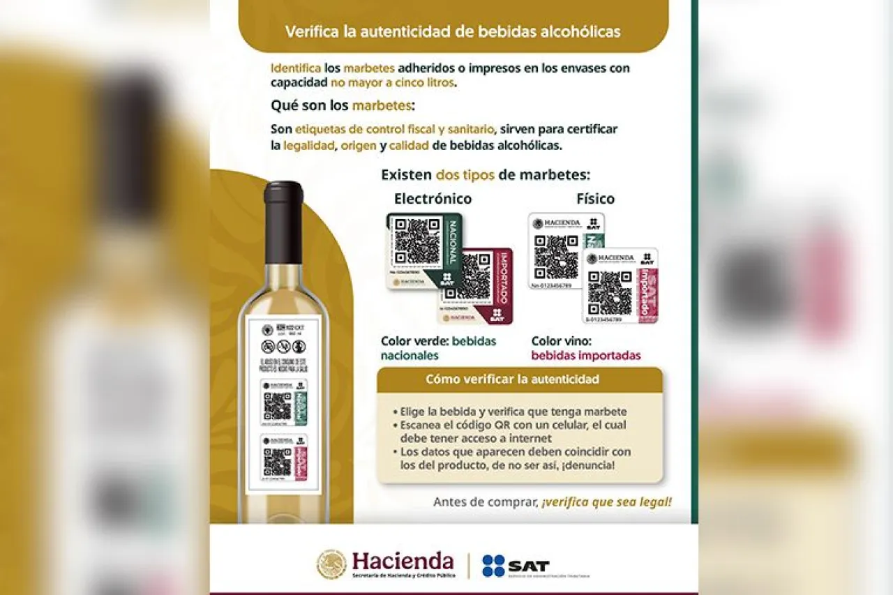 Porque la fiesta aún no acaba; llama el SAT a verificar botellas de alcohol