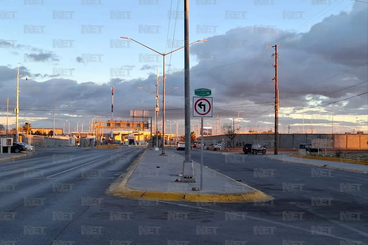 Baja afluencia en puentes internacionales