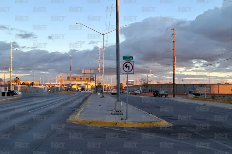 Baja afluencia en puentes internacionales