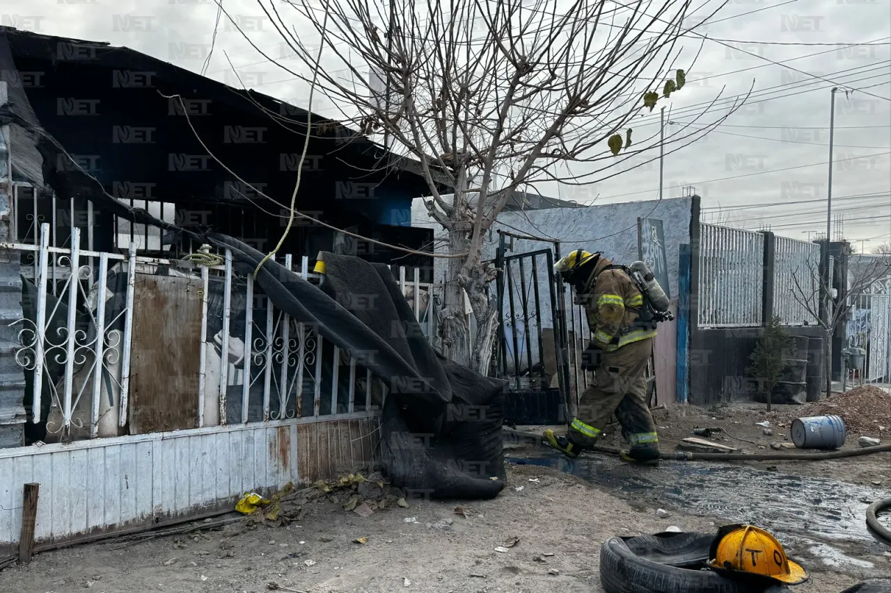 Se incendian dos casas dentro de terreno en la colonia Revolución Mexicana