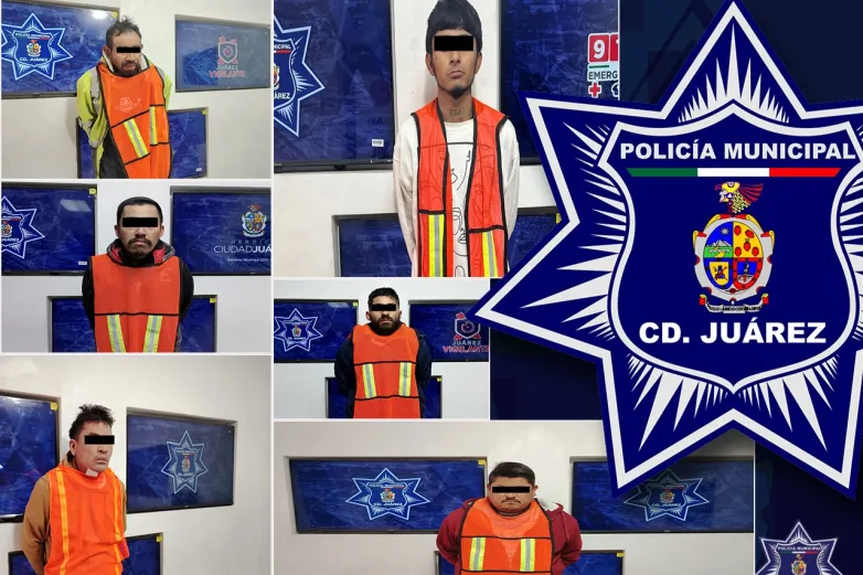 Arrestan a seis personas por tener orden de aprehensión en Juárez	