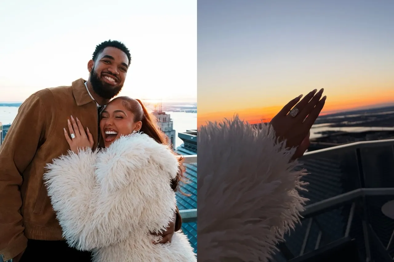 Se comprometen Karl-Anthony Towns y Jordyn Woods