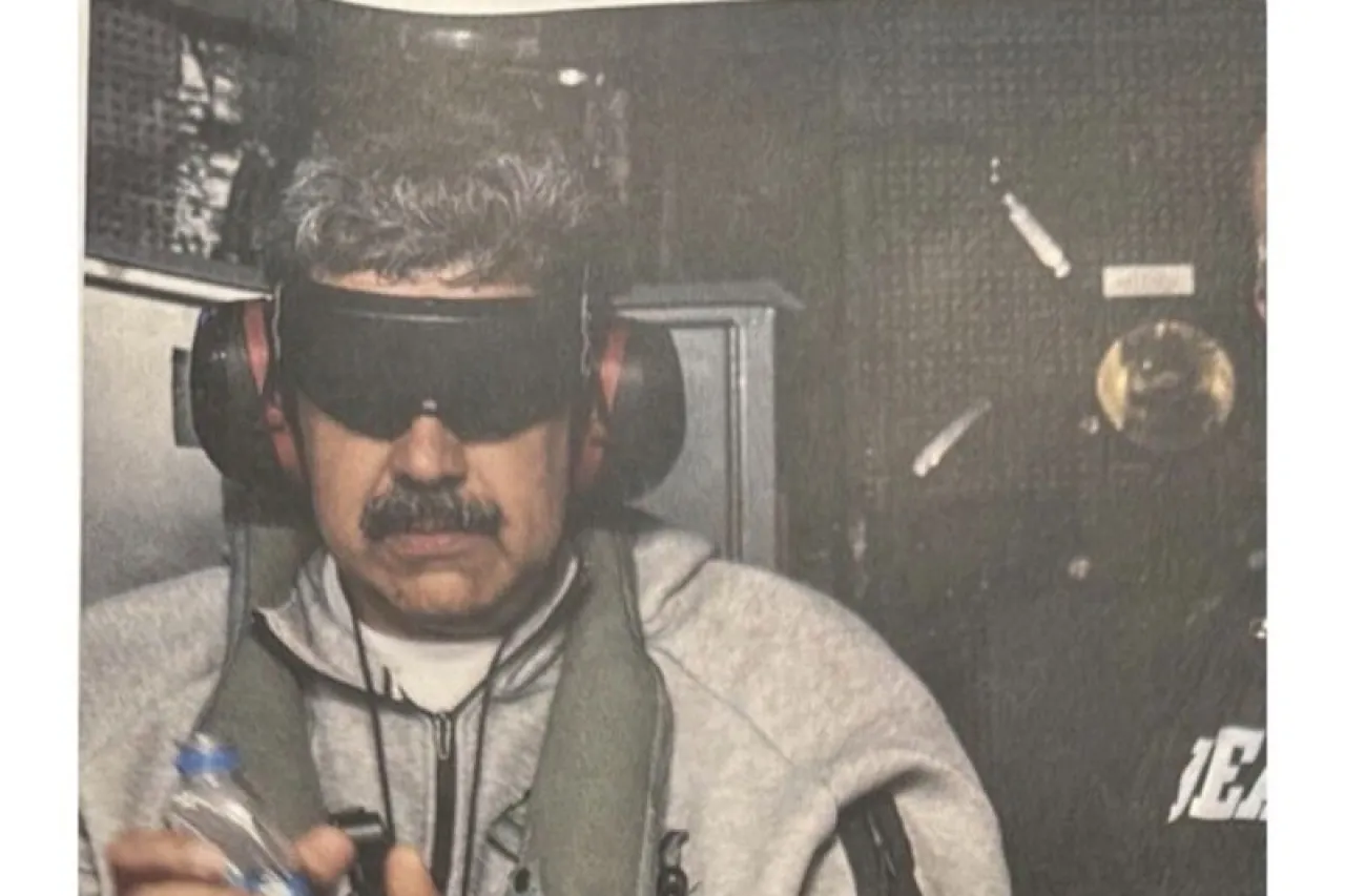 Donald Trump difunde primera imagen de Nicolás Maduro tras su captura