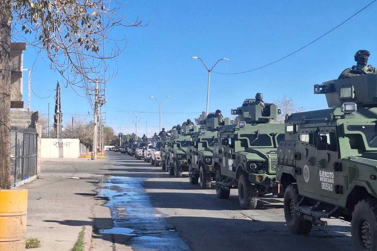 Arriban militares para la Operación Juárez 2026
