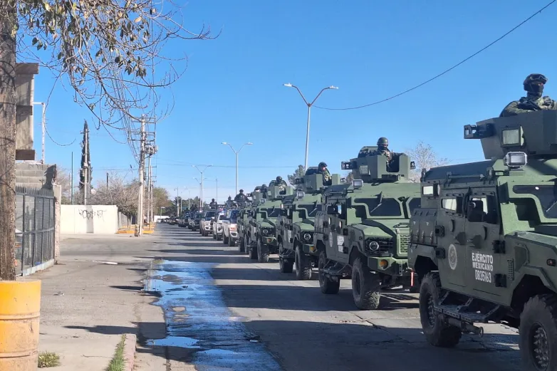 Arriban militares para la Operación Juárez 2026