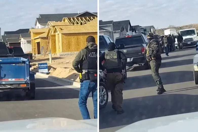 Agentes de ICE realizan operativo en Santa Teresa