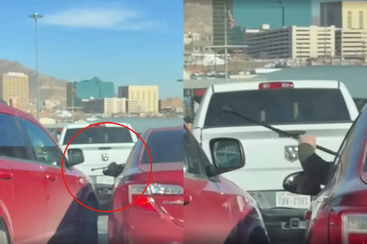 A bastonazos, 'abuelito' trata de impedir que se le metan en el puente Santa Fe