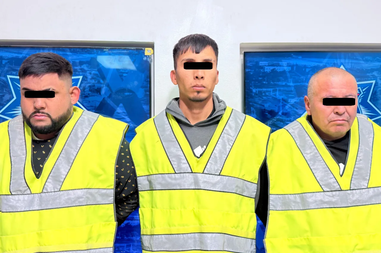 Capturan a tres presuntos responsables de robos con violencia