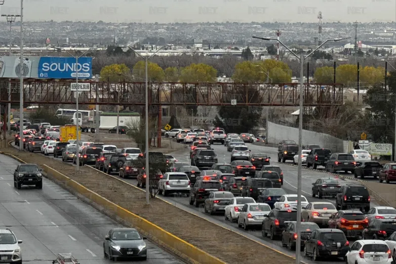 Tráfico lento en avenida Francisco Villarreal Torres genera congestión