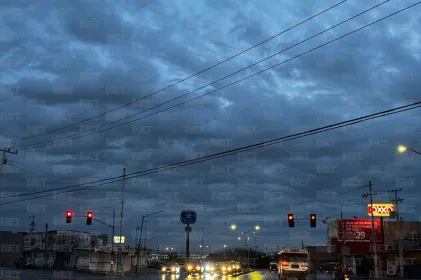 Clima nublado y con lluvias en Ciudad Juárez