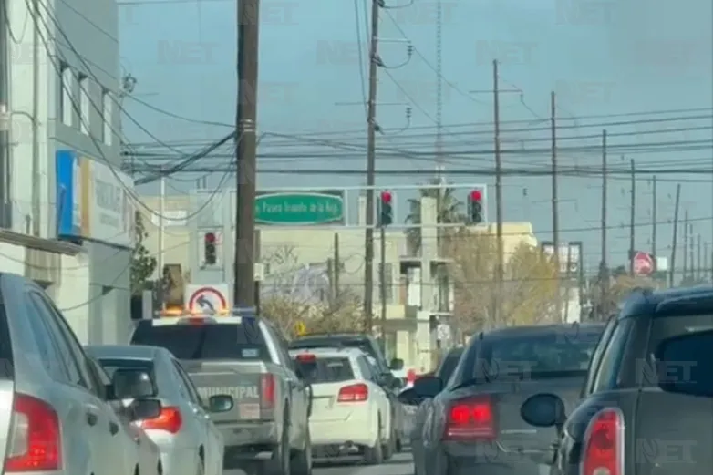 Congestión en Paseo Triunfo de la República por falla en semáforos