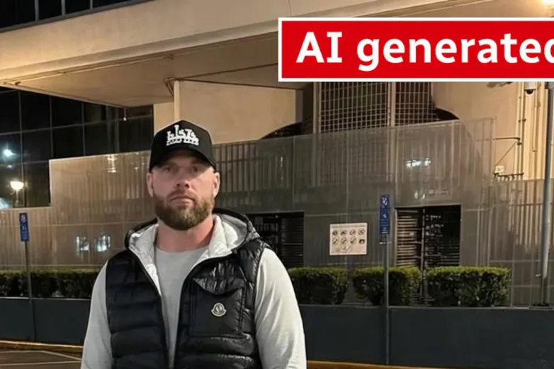 Foto de detención de Ryan Wedding mostrada por Sheinbaum sería IA