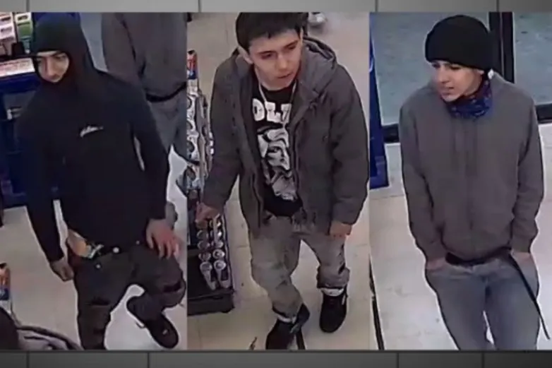 Buscan a tres por robo en tienda DK en El Paso