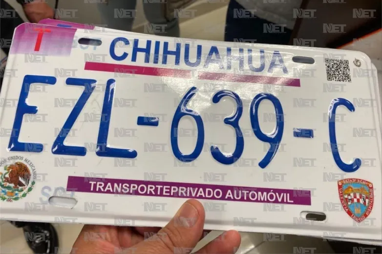 ¿Necesitas placas? Arriban 15 mil láminas metálicas a Ciudad Juárez