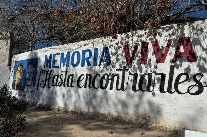 Murales honran la búsqueda de personas desaparecidas en Juárez