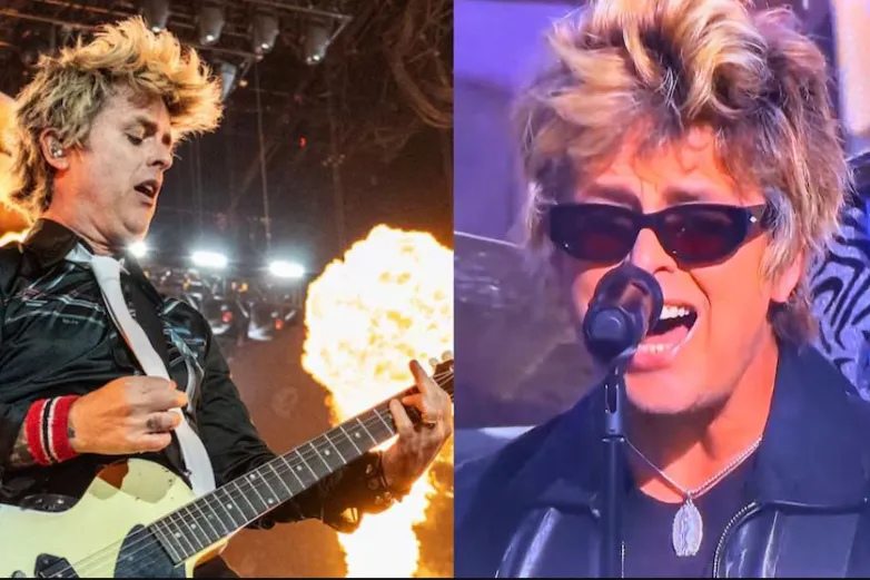 Vocalista de Green Day porta la Virgen de Guadalupe en show del Super Bowl