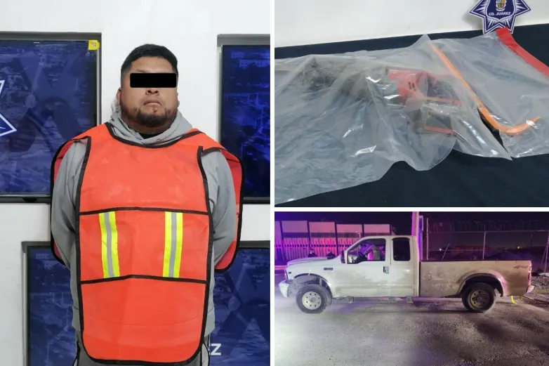 Los sorprenden robando cableado y lo detienen