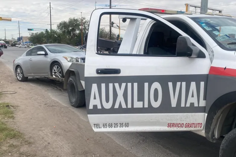 Auxilio Vial realiza en promedio más de 50 apoyos diarios en Ciudad Juárez