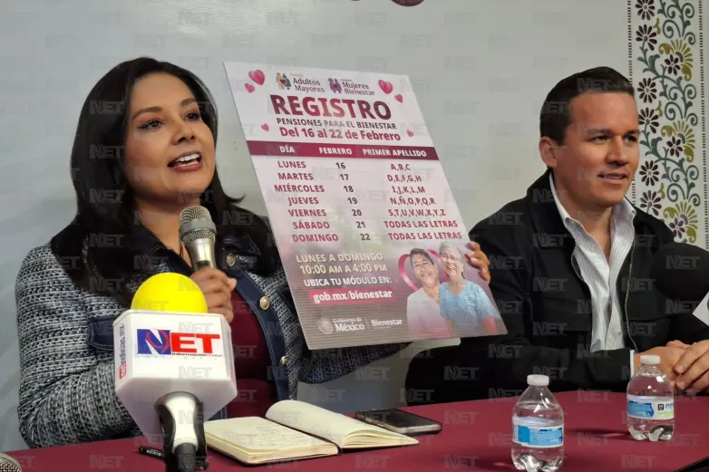 Inicia registro a pensiones Bienestar por orden alfabético