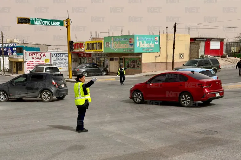 Se quedan sin semáforos en Municipio Libre y Carlos Amaya 