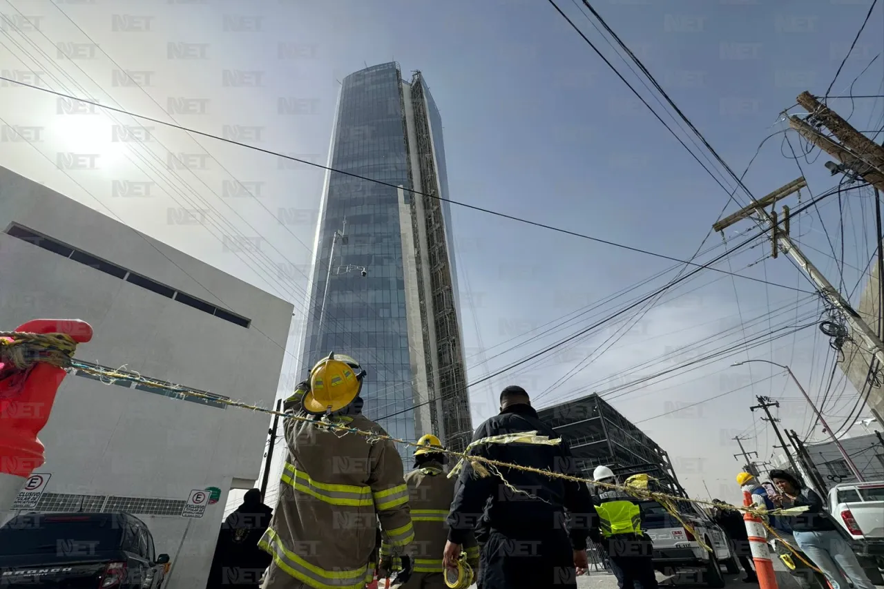 Evacúan Torre Centinela por fuga de gas