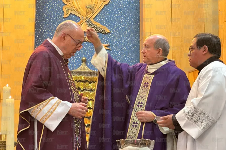 Preside obispo misa de Miércoles de Ceniza