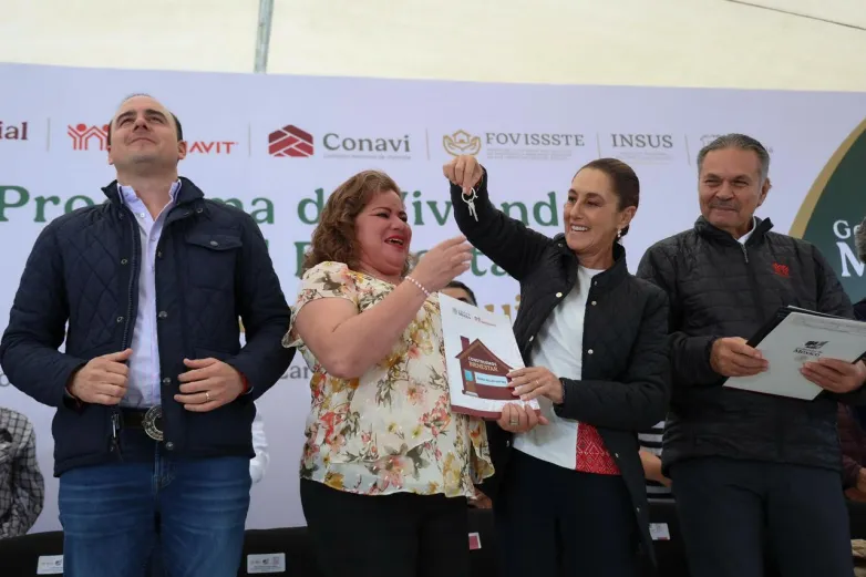 Entrega Sheinbaum 60 viviendas de Bienestar en Coahuila 
